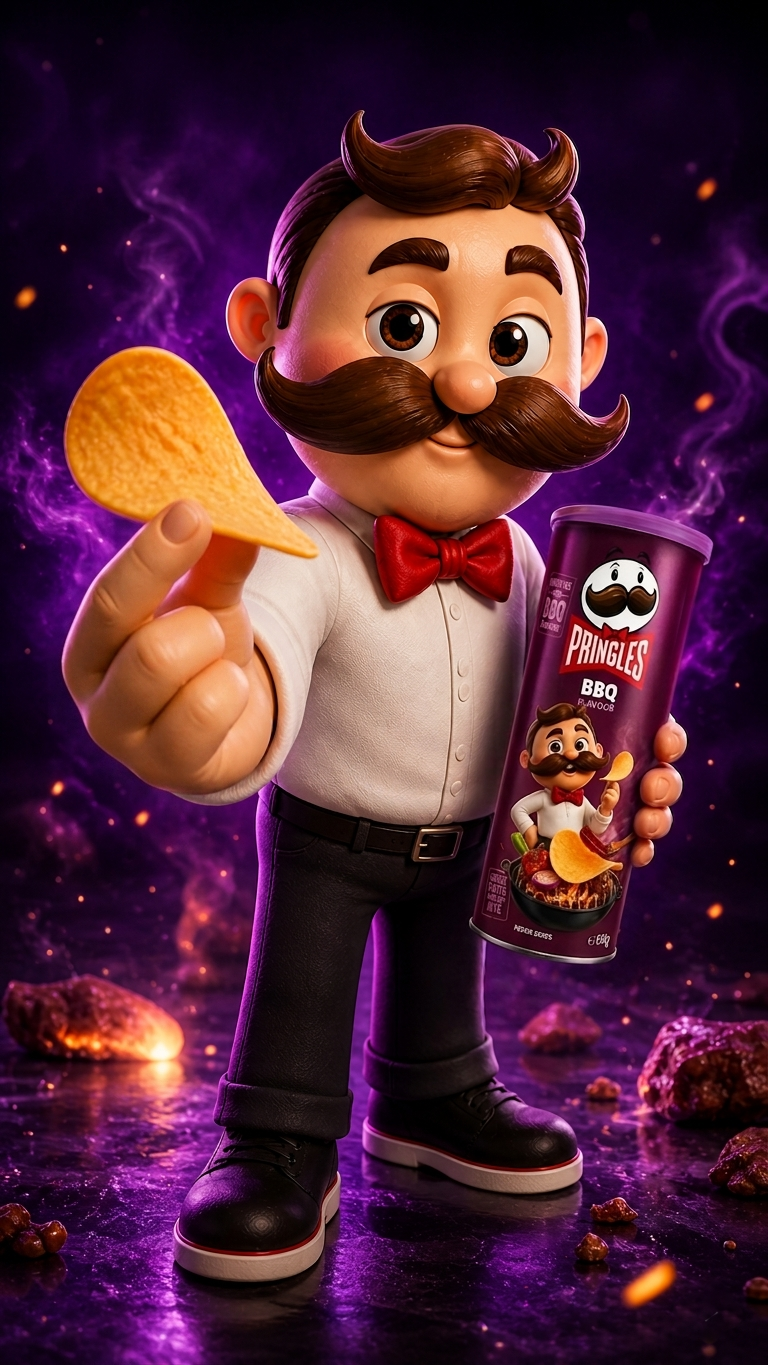 Purple Nebula Mascot
